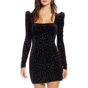 Row A velvet party dress